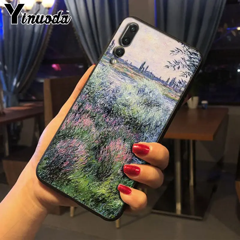 Чехол для телефона Yinuoda Claude Monet Impressionism Painter с узором huawei p20 pro p20lite mate10pro nova