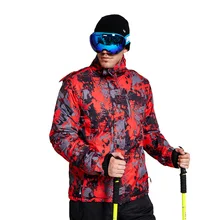 Мужская куртка для катания на лыжах, водонепроницаемая, ветрозащитная, дышащая, теплая, качественная, новинка, зимняя мужская куртка для катания на лыжах, мужские лыжные костюмы 203wy