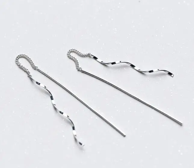 Buy Twisted &Straight Dangle Threader earrings 100