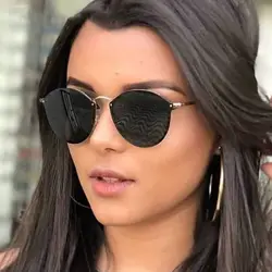 Новинка 2018 года Fishion «кошачий глаз» Для женщин элегантные оправы Винтажные Солнцезащитные очки для женщин Для мужчин Роскошные Брендовая
