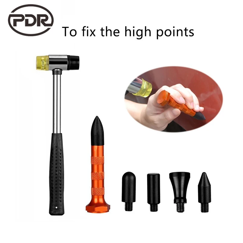 PDR Tools Kit Dent Removal Tap Down Tools Knock Down Tool Kits Metal