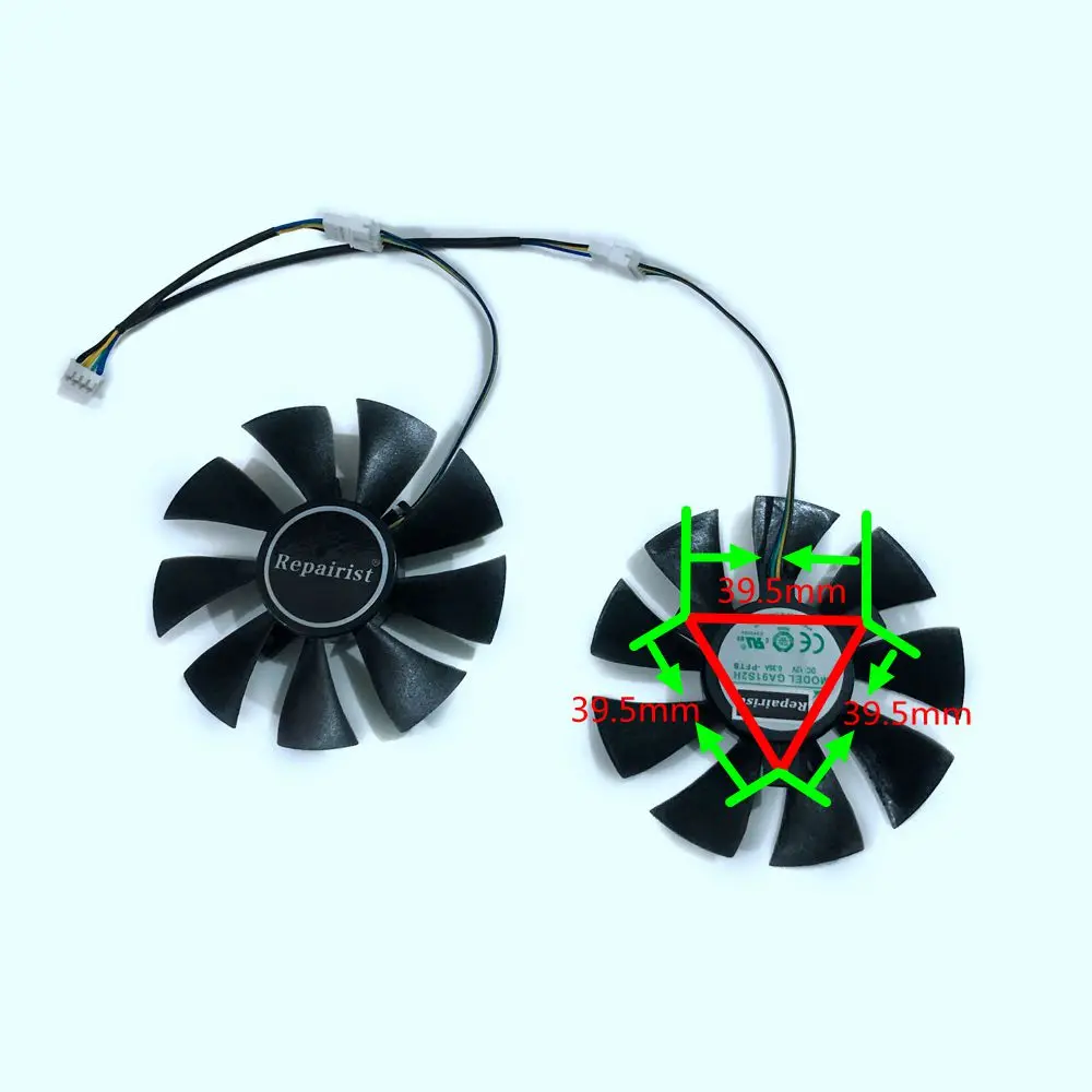 Кулер для видеокарты ZOTAC GTX1060 GTX1070 MINI 2 шт./компл. GFY09010E12SPA GA91S2H GTX