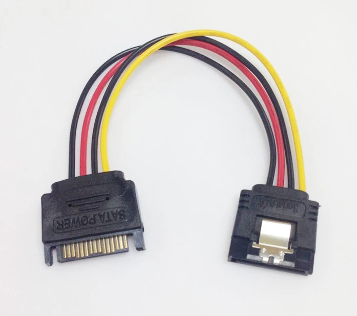 bilder für 100 teile/los 18AWG 15 Pin SATA Männlich zu Weiblich 15 Pin 15 P SATA Adapter Power-verlängerungskabel Drahtseil bilder für 100 teile/los 18AWG 15 Pin SATA Männlich zu Weiblich 15 Pin 15 P SATA Adapter Power-verlängerungskabel Drahtseil