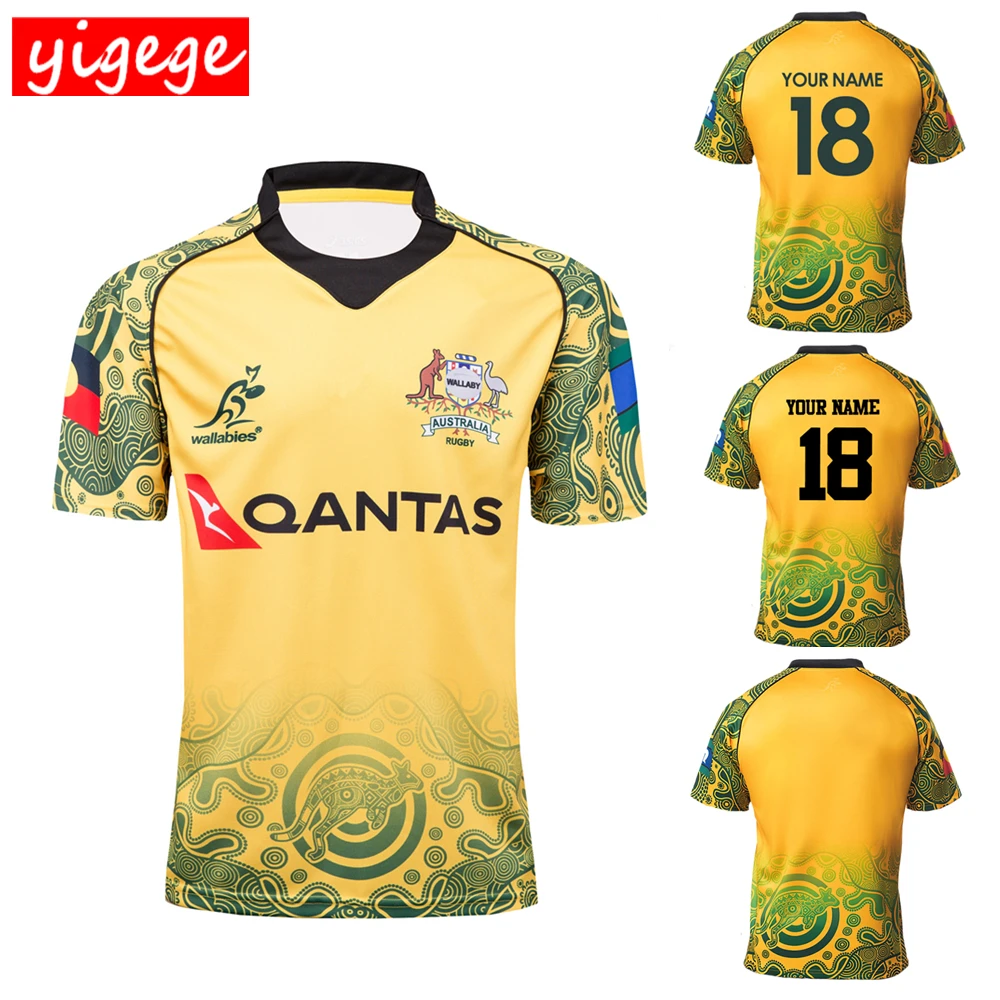 Custom names and numbers 2019 AUSTRALIA WALLABIES JERSEY 18 19 rugby Jersey League wallabies shirts s-3xl - buy at the price of $17.60 in aliexpress.com | imall.com