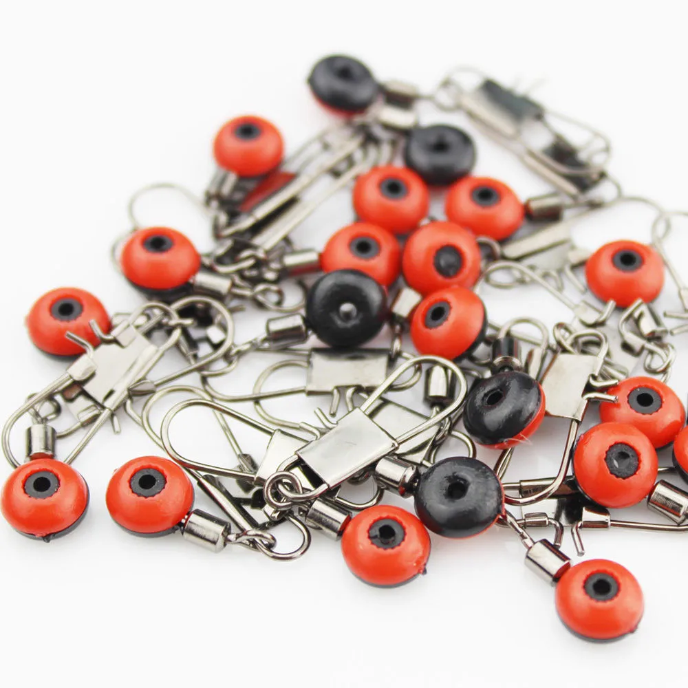 20pcs Fishing Float Bobber Stops Space Beans Connectors Sea Fishing