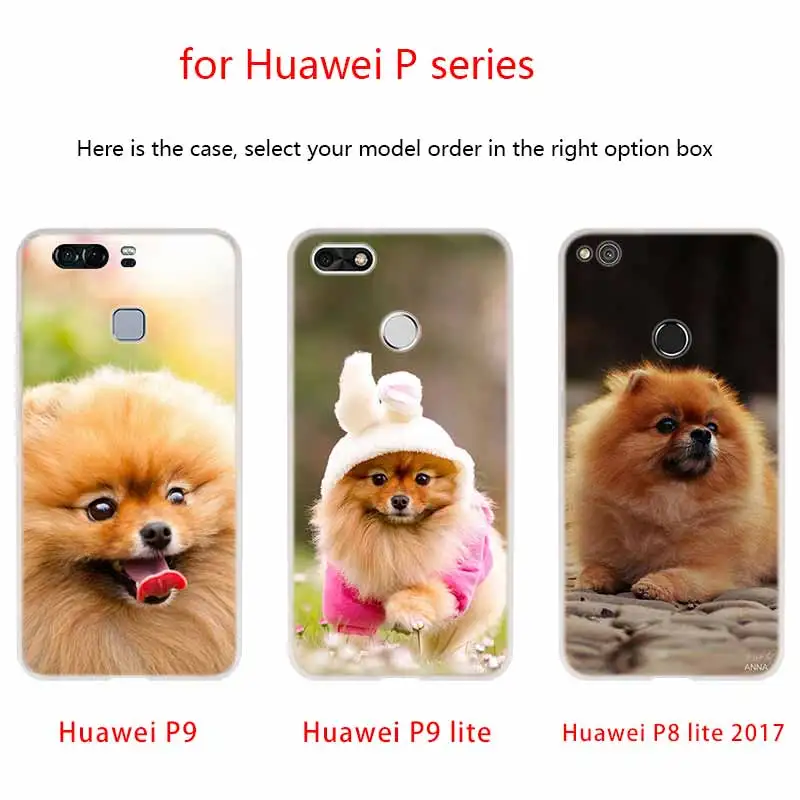 Чехол для телефона с изображением померанских собак Huawei P40 P9 P10 P20 P30 Lite чехлы Pro P