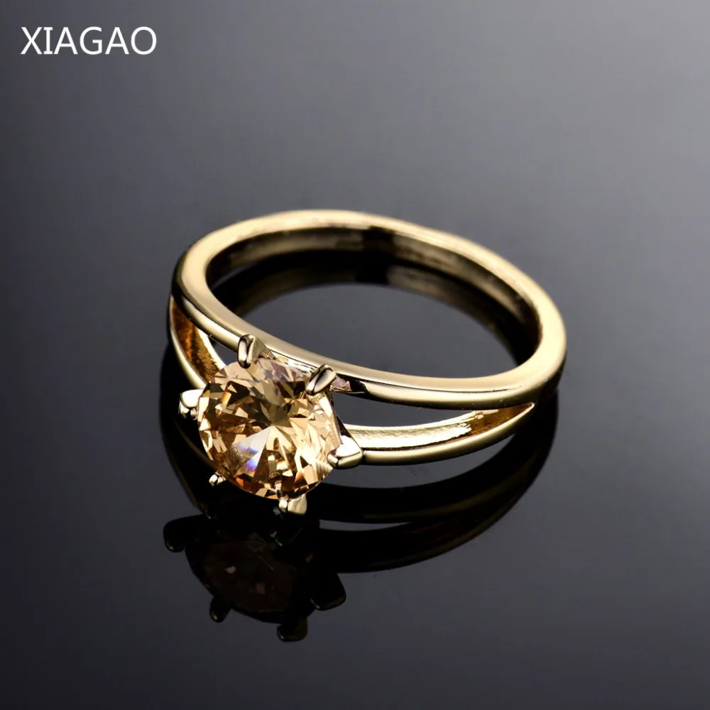 Buy XIAGAO 2017 Fashion Finger Promise Ring Gold color