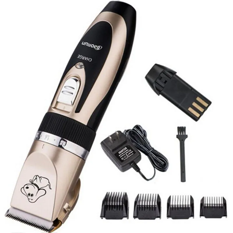 US/EU Plug Rechargeable Electrical Pet Clipper Professional Grooming