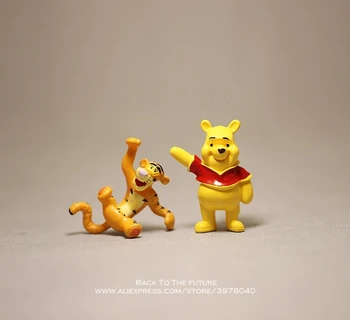 

Disney Winnie the Pooh Tigger 2pcs/set 4.5cm Action Figure Anime Decoration Collection Figurine Toy model for children