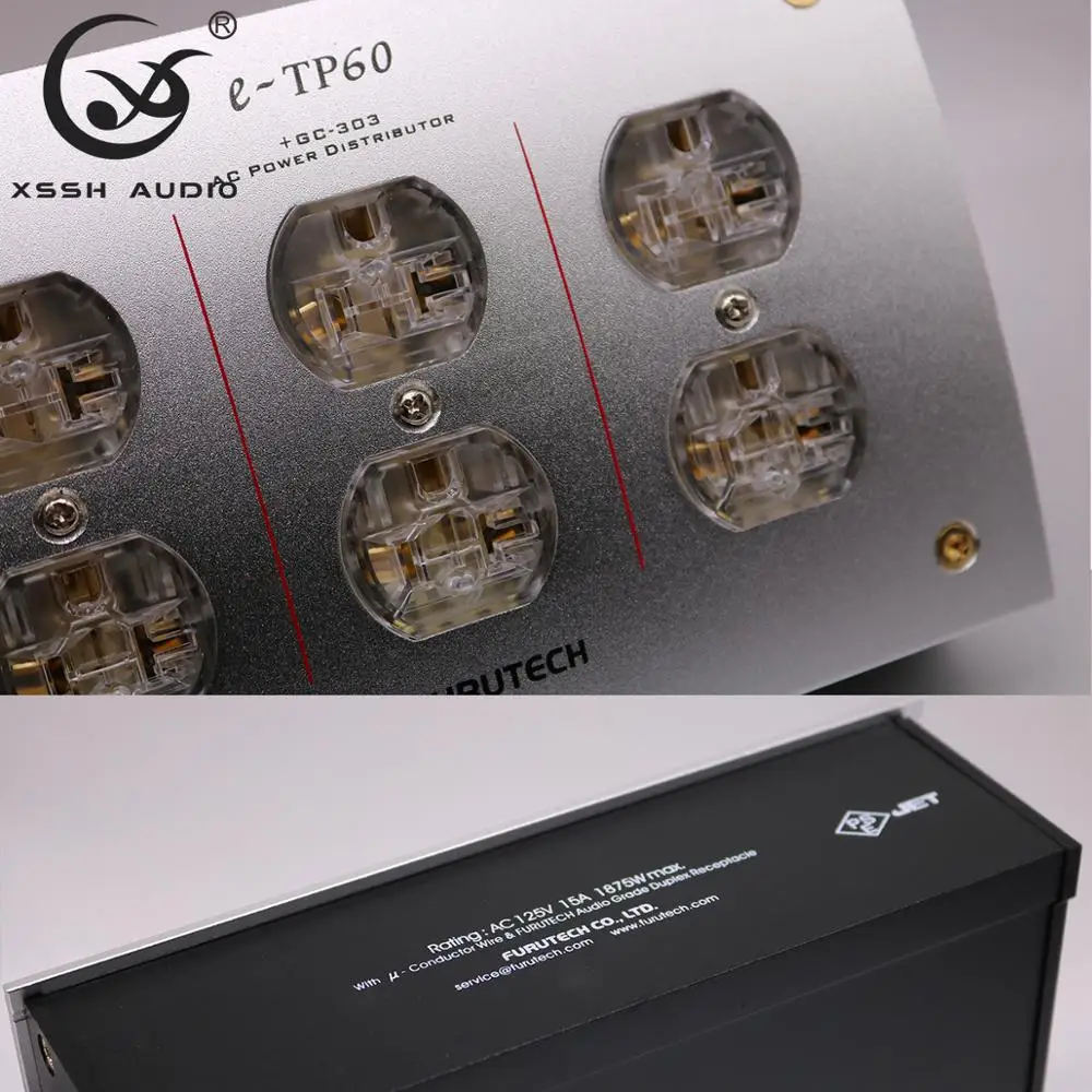 6 * US e TP60 GC 303 AC распределитель питания 125V 250V 50/60Hz 15A 15amp IEC Входная электрическая