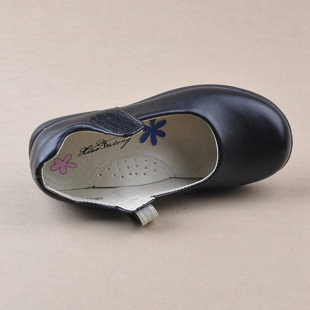 girls shoes Children Girl Student Shoes School Black Leather Shoes Girls Fashion Princess Shoes Kids Classic Glowing Uniforms Sinlge Shoes slippers for boy