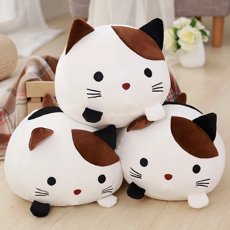 New reative Soft Stuffed Down Cotton Pillow Cartoon Animal Kids Baby Doll Christmas Plush Cat Toys For Children Birthday Gift New reative Soft Stuffed Down Cotton Pillow Cartoon Animal Kids Baby Doll Christmas Plush Cat Toys For Children Birthday Gift