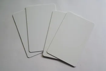 

100pcs/Lot RFID Block Card White PVC Anti Theft RFID Blocking Card Credit Card Protector to Block NFC Signals From Credit Cards