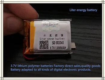 

best battery brand Wholesale 903040 3.7V 1200mah Lithium polymer Battery with protection board For MP5 Bluetooth Earphone