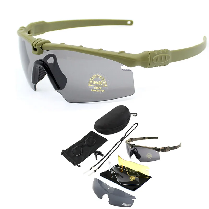 Exellent Quality Tactical Polarized Glasses Army Goggle Eyewear