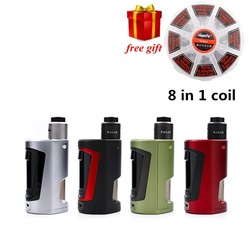 Бесплатный подарок! новые Squonker коробка mod kit Geekvape GBOX Squonker комплект питание по 2 18650 батарей с радар RDA 8 мл Squonk бутылки