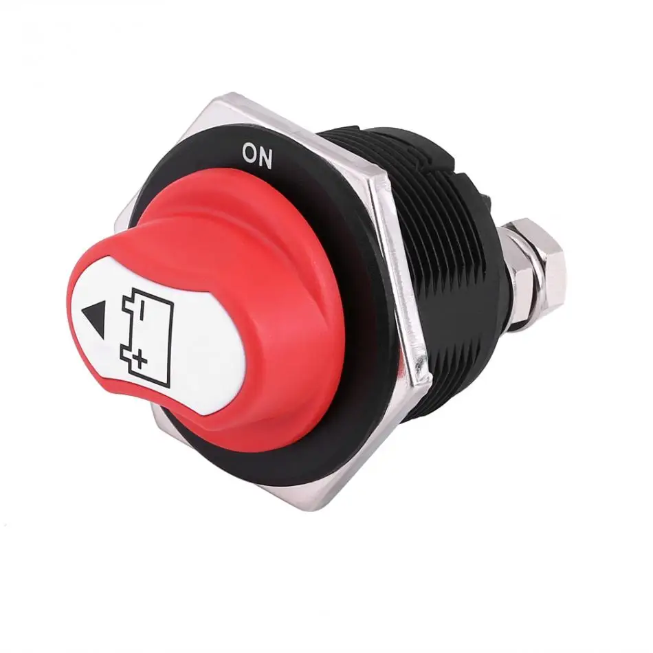 On Off Car Battery Isolator Switch Max 32V 200A CONT 300A INT Disconnect Battery Isolator Switch Master Cut Off Kill Switch for Cars Off Road Vehicle Trucks Marine//Boat