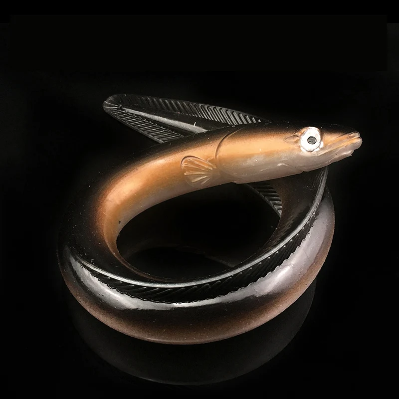  2Pcs Soft Lure Swim Artificial Silicone Fishing Lures Soft Baits Lifelike Smell Lure 30.5cm 58g Swi