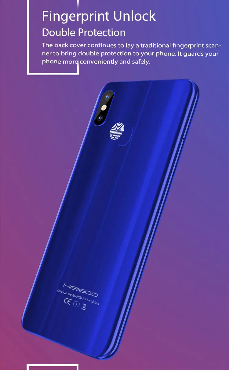 MEIIGOO S9 4GB RAM 32GB ROM MTK6750T 1.5GHz Octa Core 6.18 Inch In Cell FHD+ Full Screen Android 8.1 4G LTE Smartphone