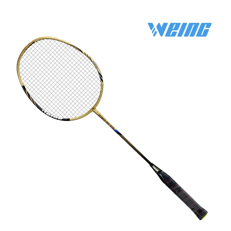 WEING WD-828 الريشة مضرب اللعب المهنية الريشة مضرب السبائك الحديدية واحدة مزدوجة حقيبة التدريب الريشة مضرب الرياضة E