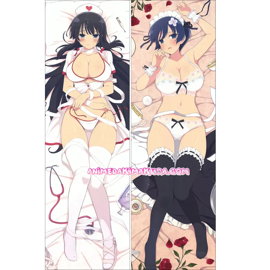 Senran Kagura Dakimakura Ikaruga Yozakura аниме девушка обнимает тело наволочка чехол - Цвет: 1