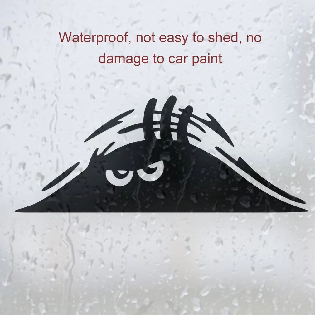 

Waterproof Funny Peeking Monster Auto Car Walls Windows Sticker Graphic Vinyl Car Decal Car Vehicle Styling Accessories Hot