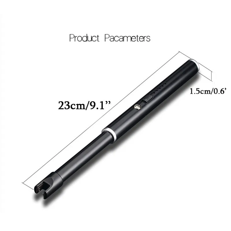 Электронные USB ветрозащитные зажигалки открытая плита для барбекю зажигалка для свечей кухонный горелочный инструмент Зажигалка для свечей кухонный горелочный инструмент