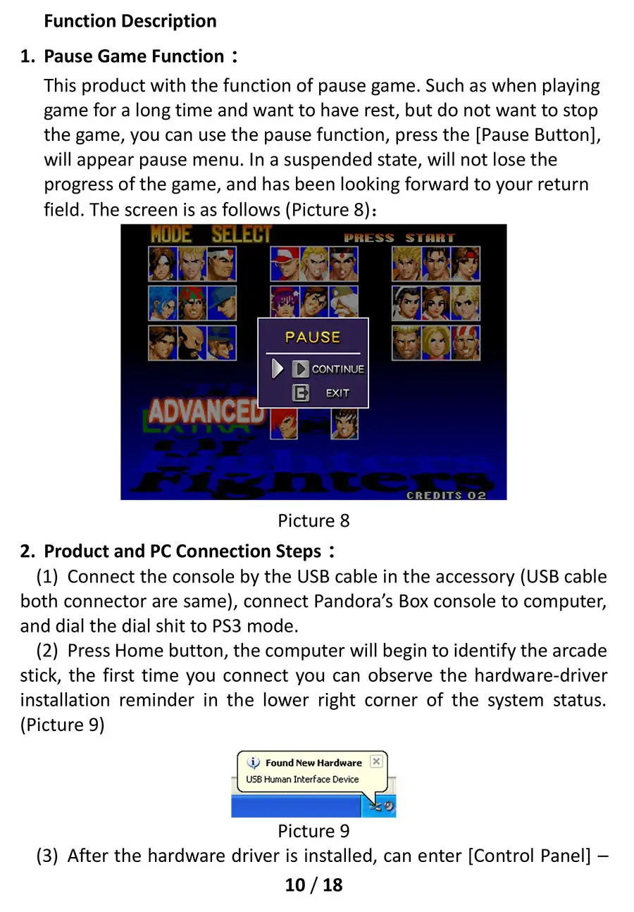 Pandora box 5 нулевой задержкой 960 в 1 игровой консоли 8 кнопок версии PC PS3 ТВ аркадный джойстик USB контроллер с светодиодный Кнопка меню