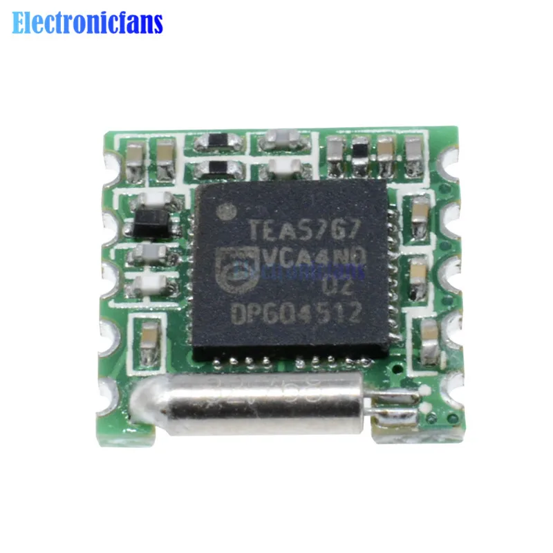 

TEA5767 FM Programmable Low Power Stereo Radio Module 76Mhz 108Mhz Low Noise RF Input Amplifier Clock Crystal Board