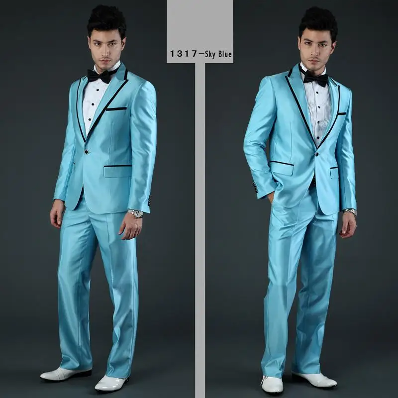 2016 Custom Made Shiny Groom Wear Tuxedos 3 Colors Best Man Suit 2016 Custom Made Shiny Groom Wear Tuxedos 3 Colors Best Man Suit Peak Lapel Men Wedding Suits Bridegroom Jacket Pants Tie In From Weddings Events