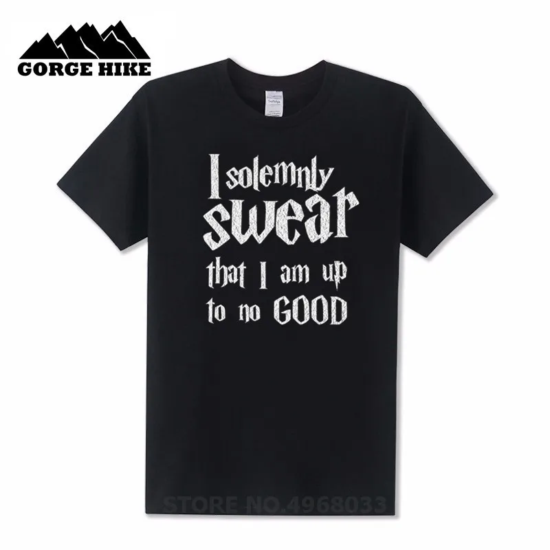 

Discounts Tshirt Potter I solemnly swear I'm up to no good Magic black & white Print T-shirt Dropshipping Hakuna Matata T shirts