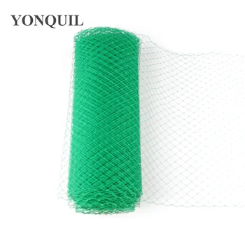 

Green or 26 colors 10"25cm birdcage veils DIY hair accessories mesh make bridal veils fascinator hat material 10yard/lot