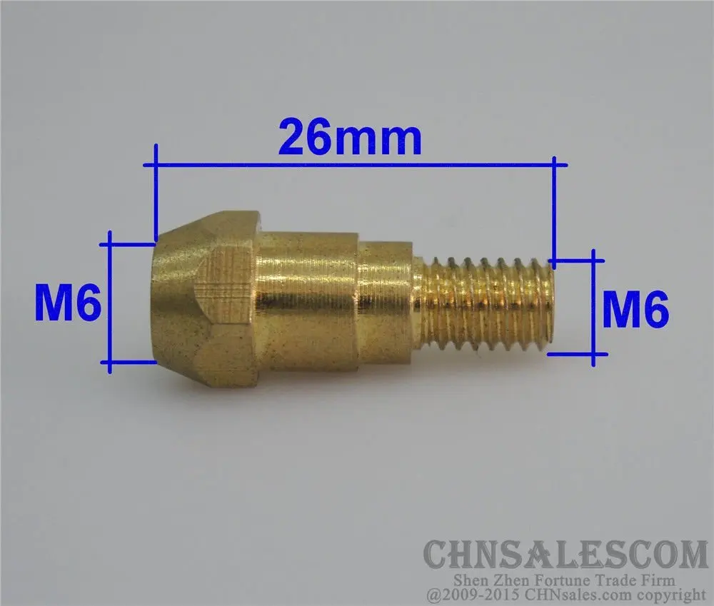 CHNsalescom 23 шт. MB 24KD MIG/MAG сварочный факел Контактный наконечник 0.9x28мм газовая