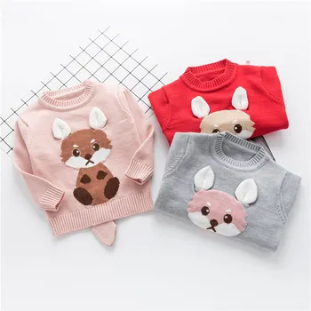 

2019 baby boys/girls Fashion children sweater autumn winter warm boy/girls knitted sweaters baby outwear