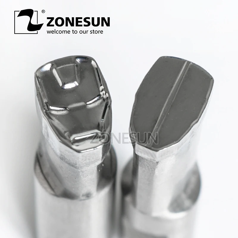

ZONESUN IRMan logo custom candy milk tablet slice die Stamp precision punch die mold sugar tablet press tool TDP 0/1.5/3