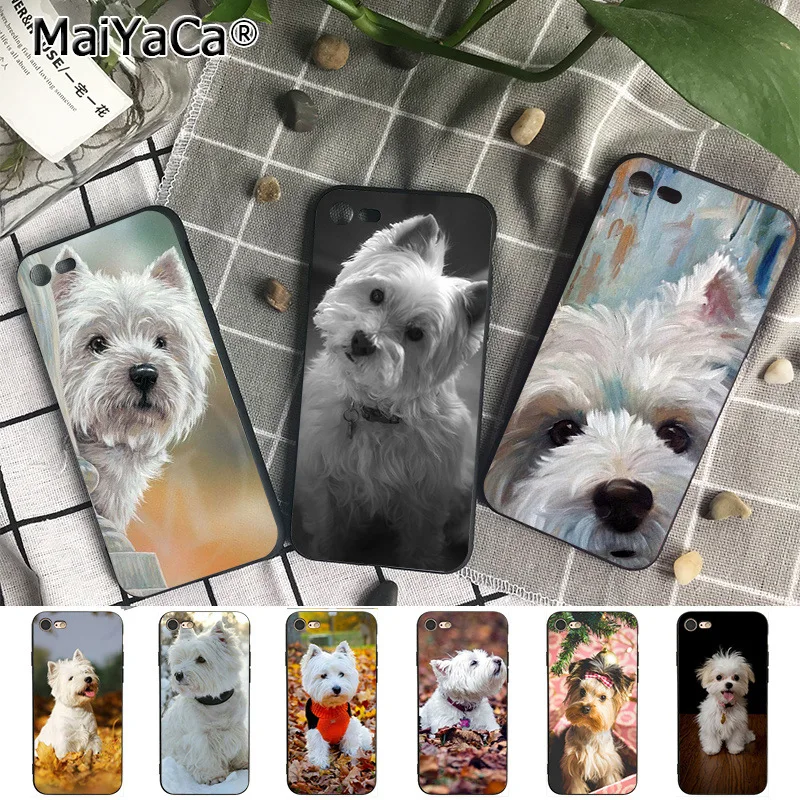 

MaiYaCa For iphone XS MAX 7 8 Plus I Love My Westie dog puppies Coque Phone Case for Apple iPhone 8 7 6 6S Plus X 5S SE XR