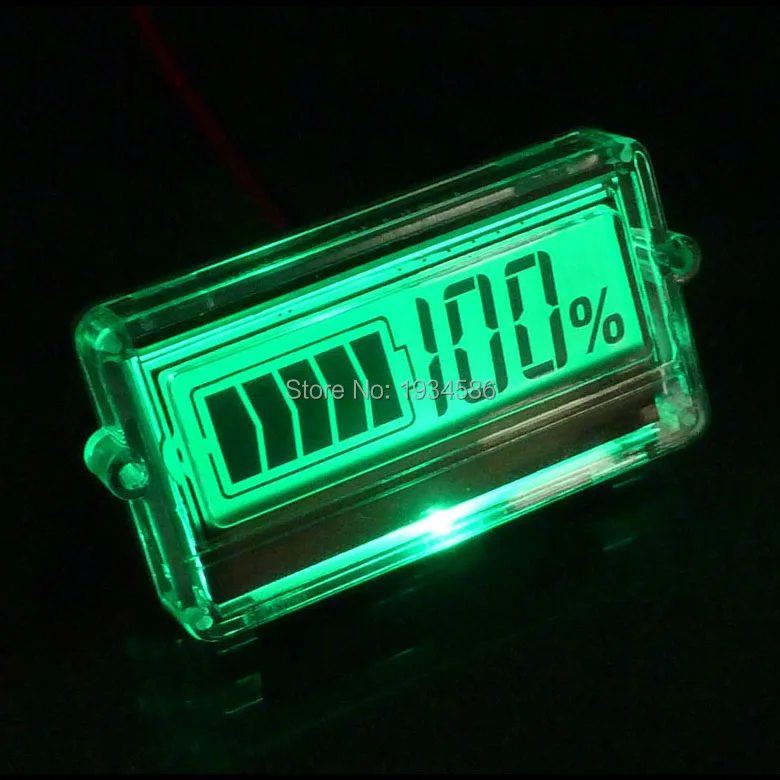 

Digital Waterproof 12V 24V Lead-acid Lithium LiPo Battery Capacity Tester Voltmeter LCD Meter Lead Acid Batteries Indicator
