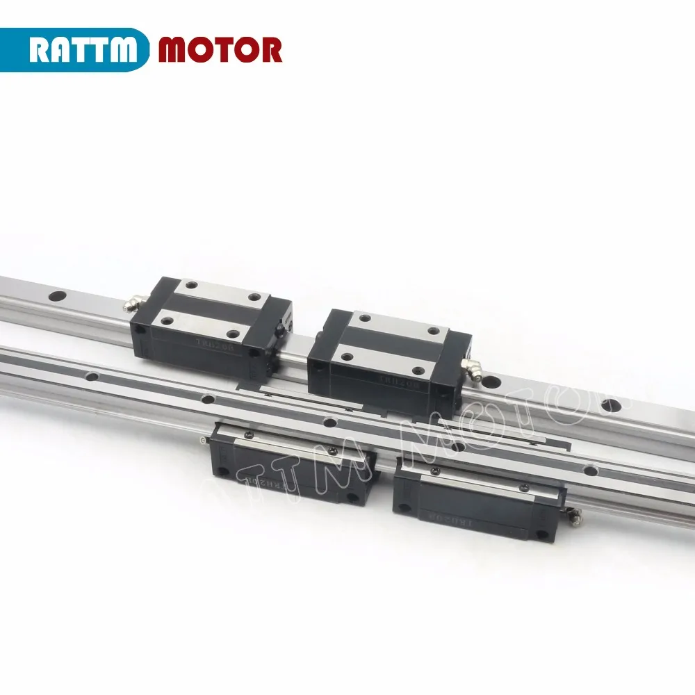 

EU Delivery! Linear guide rail TRH20 400mm/500mm/600mm/800mm/1200mm with 4 pcs of linear block carriage TRH20B CNC parts