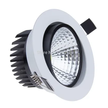 

AC 110V 220V 6W 9W 12W 15W LED COB Ceiling DownLight Warm White Cold White Recessed LED Lamp