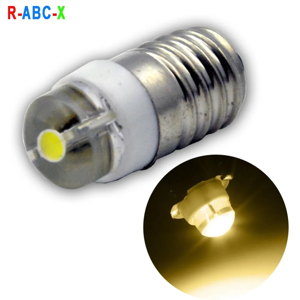 

1piece 0.5w E10 3v 4.5v 6v 3-18V 5-24V COB LED flashlight torch bulbs led flashlight bulb light Head lamp bulb 3000K 6000K