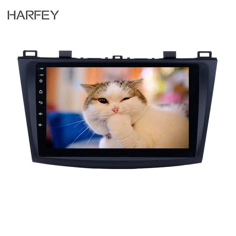 

Harfey Android 8.1 GPS Navigation Radio Multimedia Player for MAZDA 3 2009 2010 2011 2012 ROM 16GB Car 9 Inch support TPMS 3G