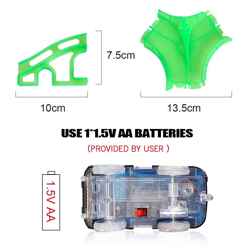 Гоночная Электроника, светящийся автомобильный мост, туннельная дорожка, запчасти для волшебных треков, DIY светодиодный светильник, автомобильные игрушки, запасные треки, аксессуары
