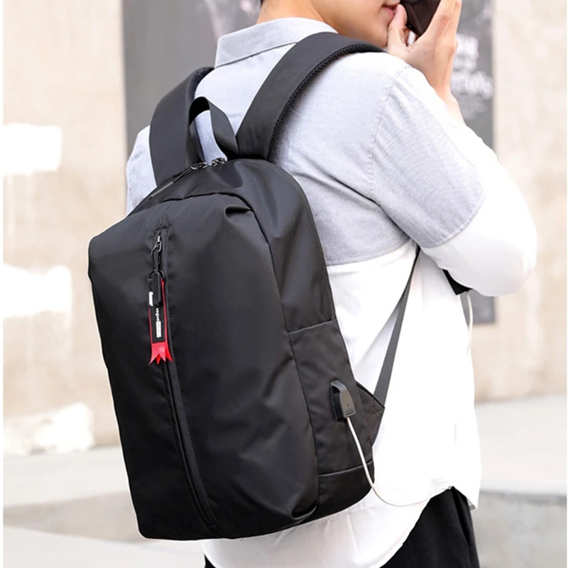 Рюкзак для путешествий мужской модный тренд Повседневная сумка компьютер большой емкости Простой мужской рюкзак