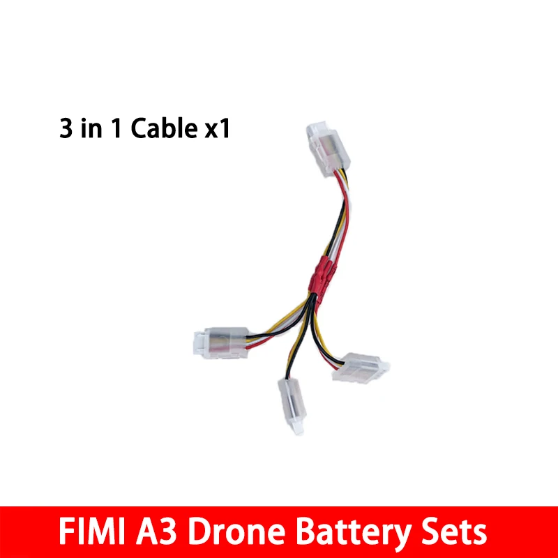 FIMI A3 Дрон сбалансированное зарядное устройство адаптер батарея 3 в 1 зарядное устройство кабель RC Quadcopter запасные части Аксессуары - Цвет: set 3