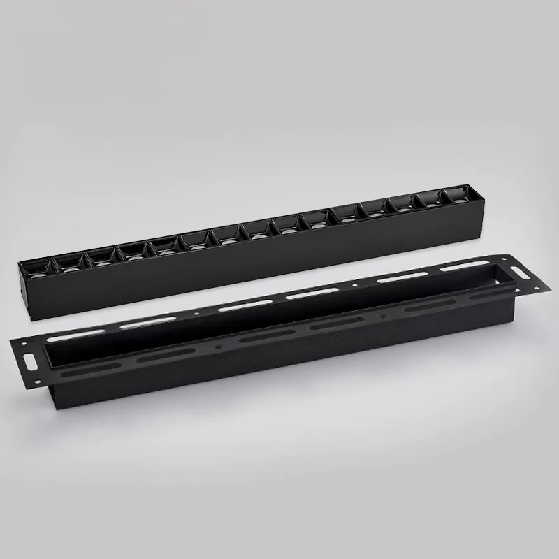 

Frameless LED 5 head 10 head 15 head line light bar creative linear long strip OSRAM CRI RA>85 living room corridor light