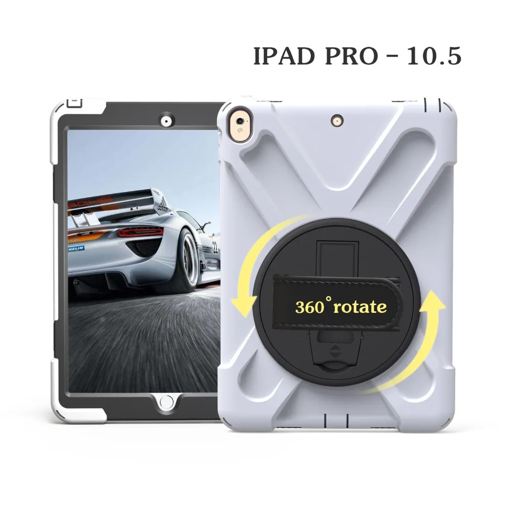 Чехол для Apple New iPad Air Pro 10,5 дюймов ': A1701 A1709. Детский безопасный противоударный защитный мягкий силиконовый+ жесткий чехол