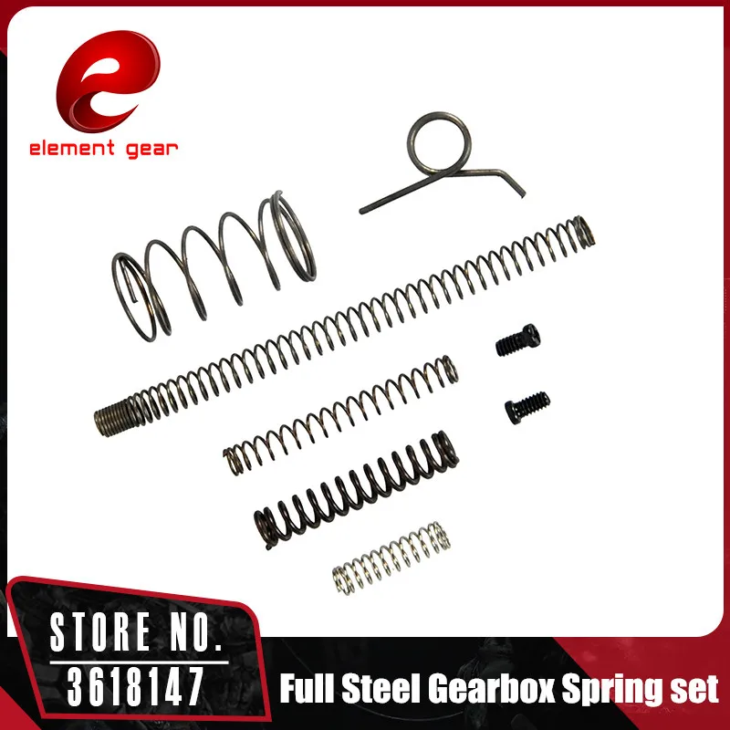 

Element Full Steel Gearbox Spring Set for TM Hi-Capa GBB Gun Accessories