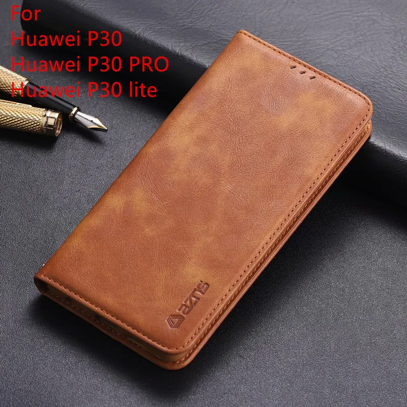 Luxury Magnet huawei p30 p30 pro Flip Case For Coque huawei p20 p30 lite Wallet Cover Leather Stand Phone Case For p20 p20 pro waterproof case for huawei