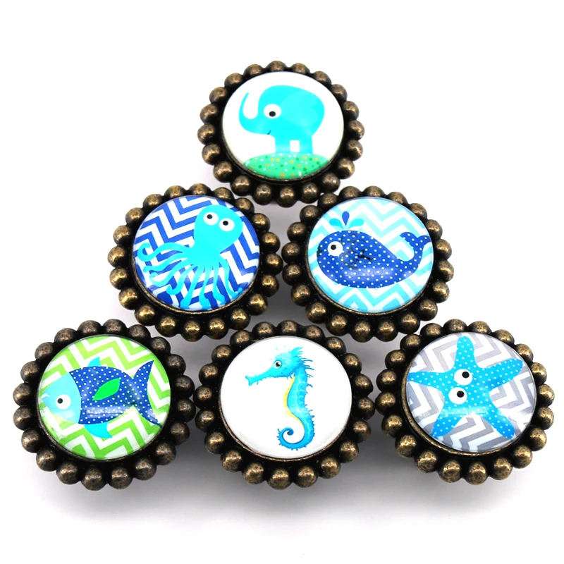 

1x American Retro Cartoon knobs Drawer Wardrobe Pull Handle Kitchen Cabinet Dresser Pull 42mm*35mm