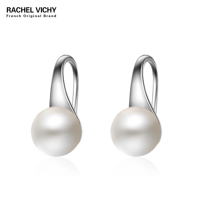 

Brand Top Quality Fashion Silver Color Earring Beads Stud Earrings For Women Jewelry Simulated Pearl Earrings Simple Style ED330